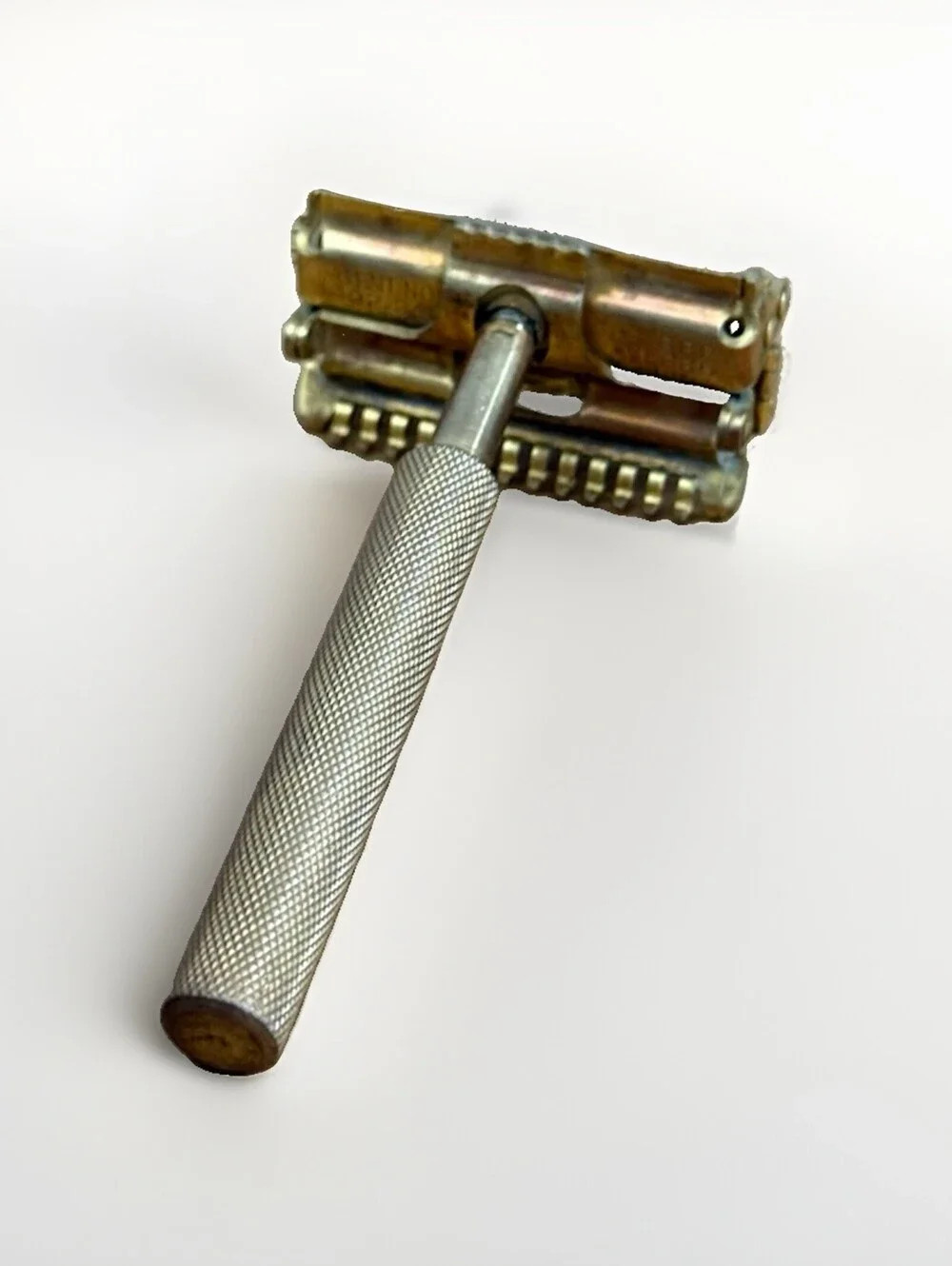 Vintage Collectible Valet Auto Strop Safety Razor Gold Tone 1930s